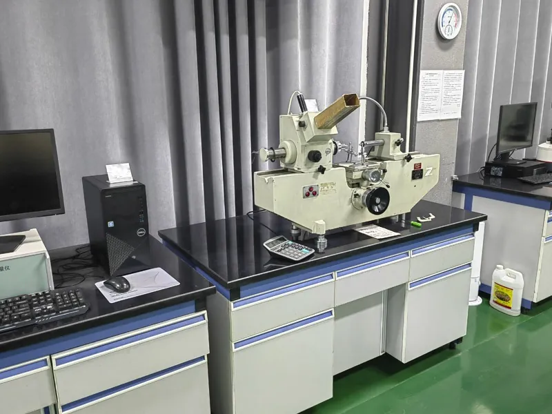 An optical measuring instrument in the laboratory